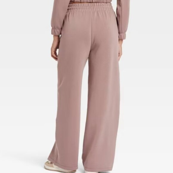 All In Motion sandwash pant High-Rise Light Brown Wide Leg Pants Size S NWT - Picture 3 of 8